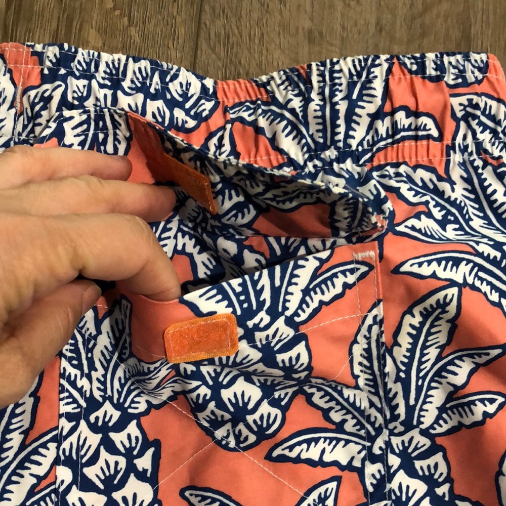 NWOT GEORGE Tropical Print Pocketed Swim Trunks Swim Shorts - Picture 5 of 10
